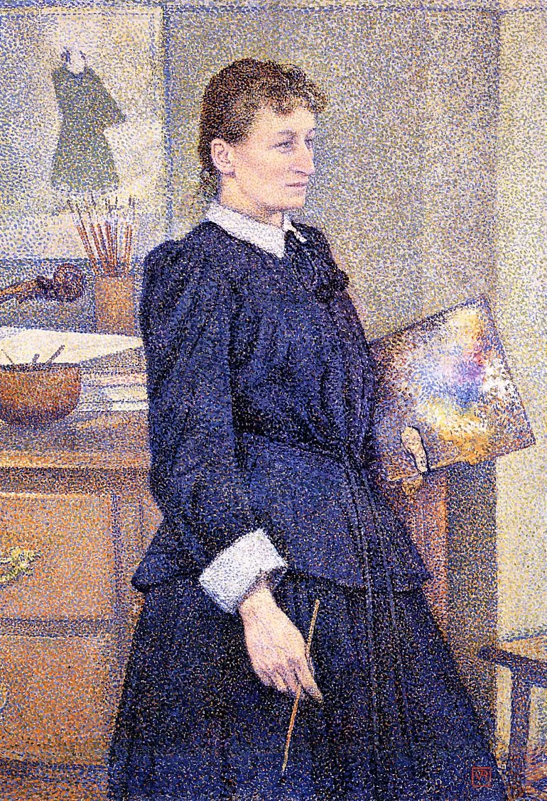 Ritratto di Anna Boch in Her Studio